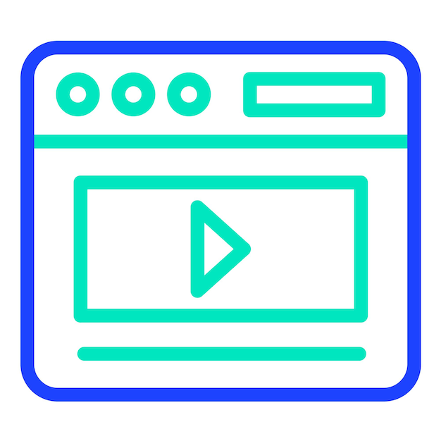 Video Marketing Vector Icon Design Illustration