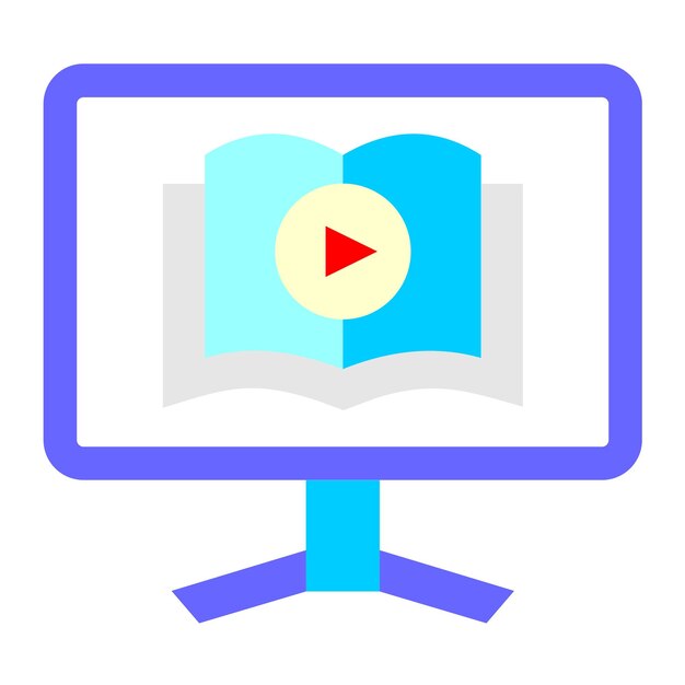 Video Tutorial Icon Style