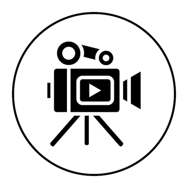 Videography icon vector image Can be used for Filmmaking
