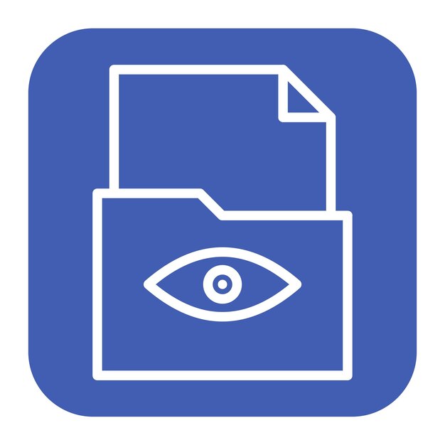 view file icon vector image can be used for documents and files