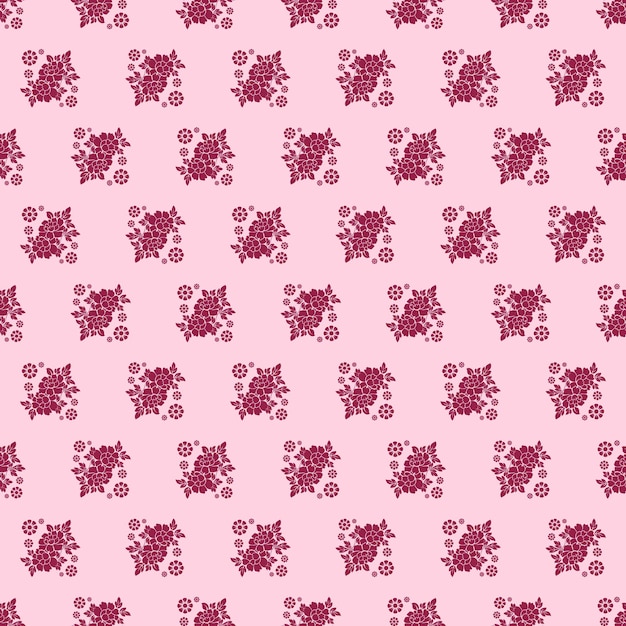 vintage abstract seamless floral pattern