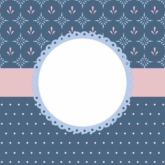 Vintage background design template Retro card and place for text