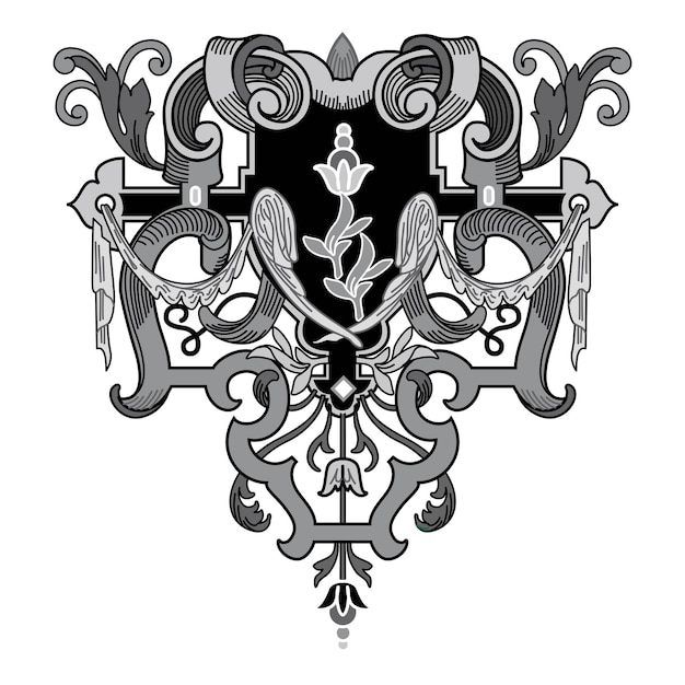 Vintage çiçeksi classic calligraphic retro vignette scroll çerçeveler süsleme tasarım öğeleri siyah set izole vektör
