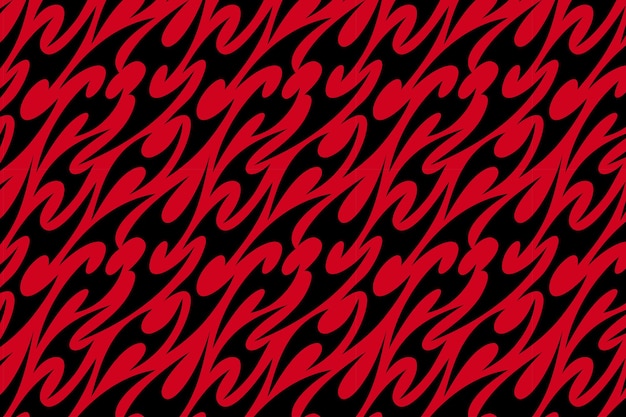 vintage fire flame flaming red dark tribal seamless pattern for merchandise and packaging