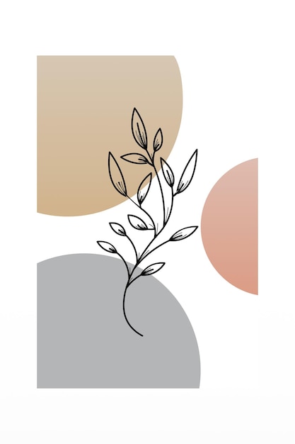 Vintage flower wall art decoration