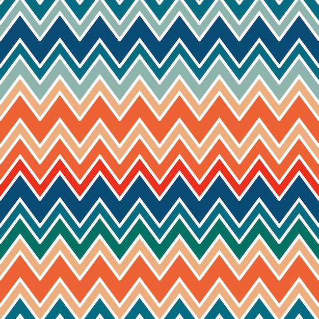 Vintage retro Christmas chevron pattern