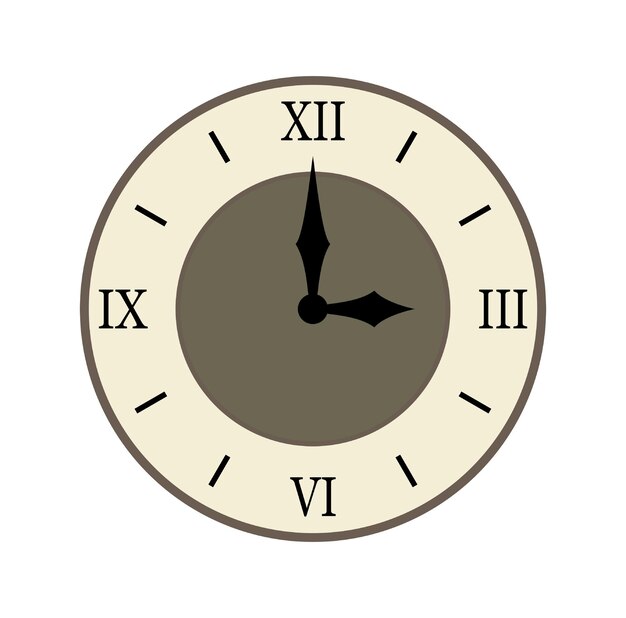 Vintage Roman Numeral Clock