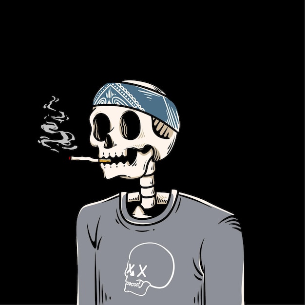 vintage skull character 15