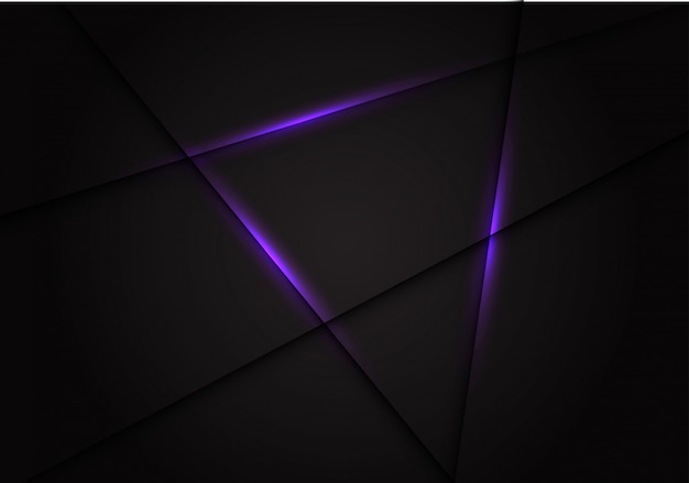 violet light line cross on dark grey background.