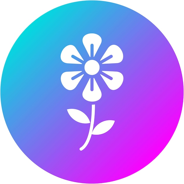 Violet vector icon Can be used for Flowers iconset