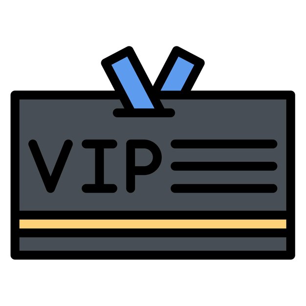 Vip Card icon vector image Can be used for Luxury