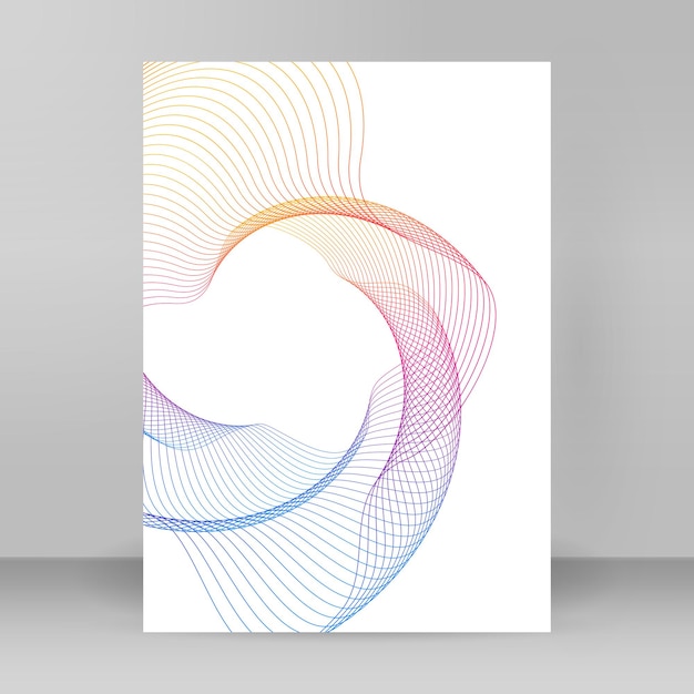 Virksomheds skabeloner til multifunktionel præsentation Let redigerbar vektor EPS 10 layoutdesign brochure A4-format reklame for nye produktnyhedsbreve teknologi grafik rapport firma arrangement fest