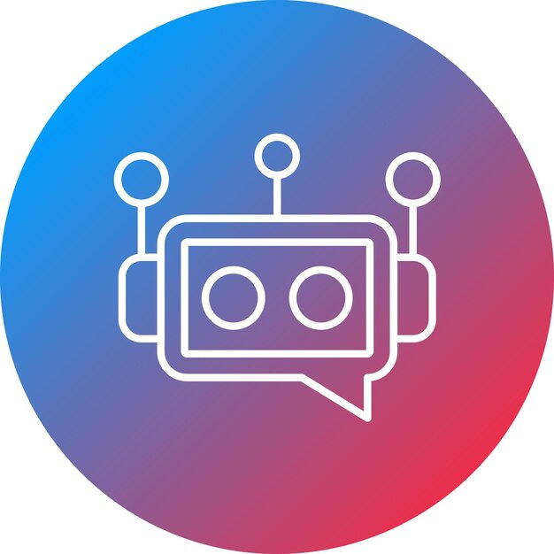 virtual assistant icon vector image can be used for digital nomad