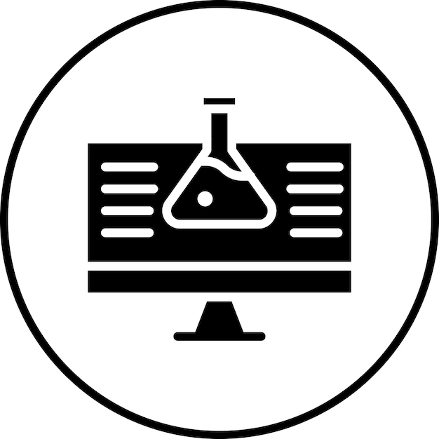 Virtual Lab icon vector image Can be used for Lab