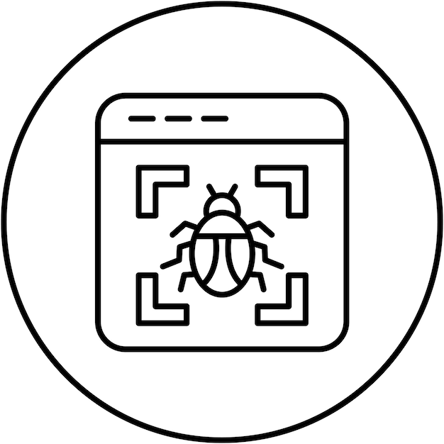 Virus Detection icon vector image Can be used for Cyber Security