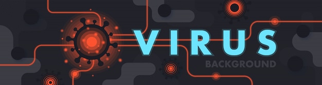 Virus pandemic abstract background Illustration.