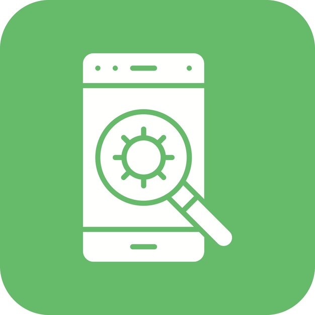 virus scan vector icon can be used for web hosting iconset