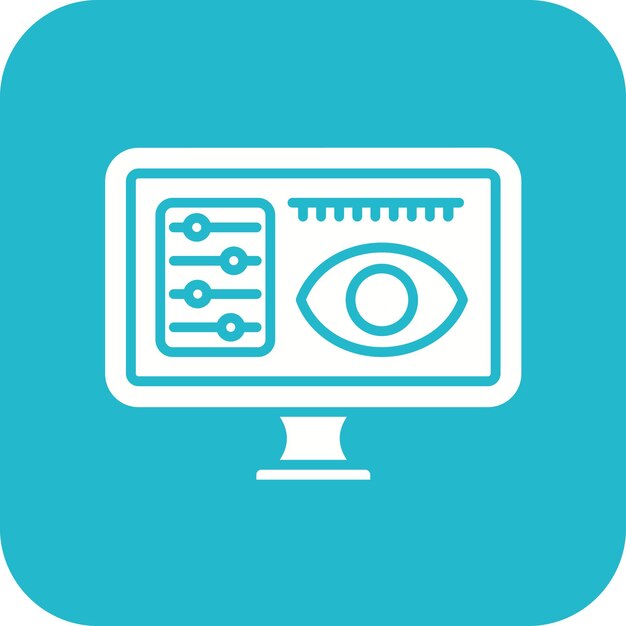 visual design icon vector image can be used for social media agency