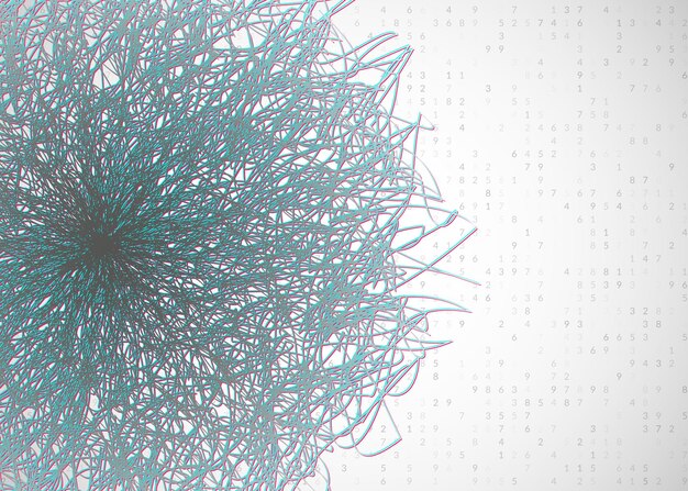visualization background technology for big data artificial in