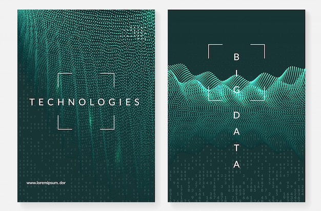Visualization cover design. Technology for big data
