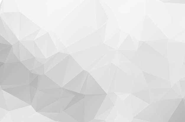 Vit och grå polygonal kristallbakgrund, polygondesignmönster