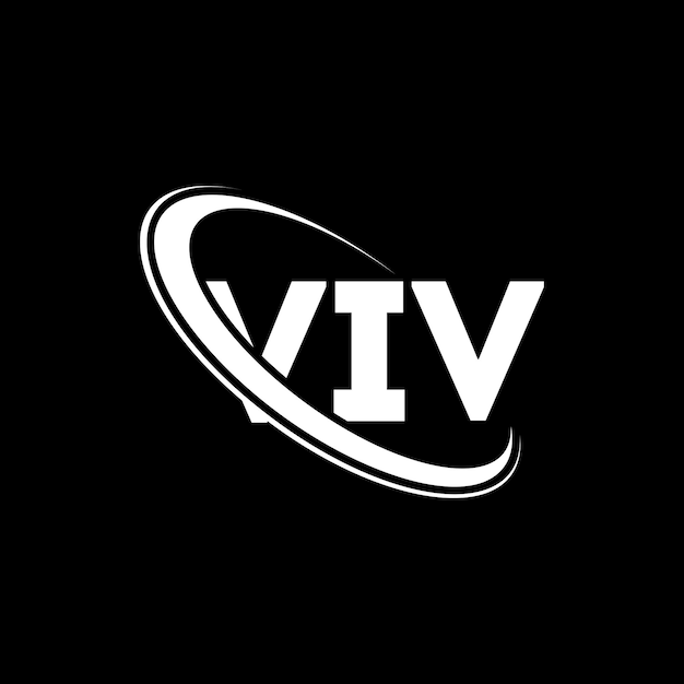 VIV logo VIV letter VIV letter logo design Initials VIV logo linked with circle and uppercase monogram logo VIV typography for technology business and real estate brand