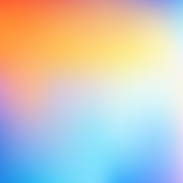 Vivid Blurred Vector Background with Colorful Gradient