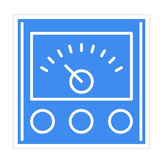 voltage indicator icon vector image can be used for engineering