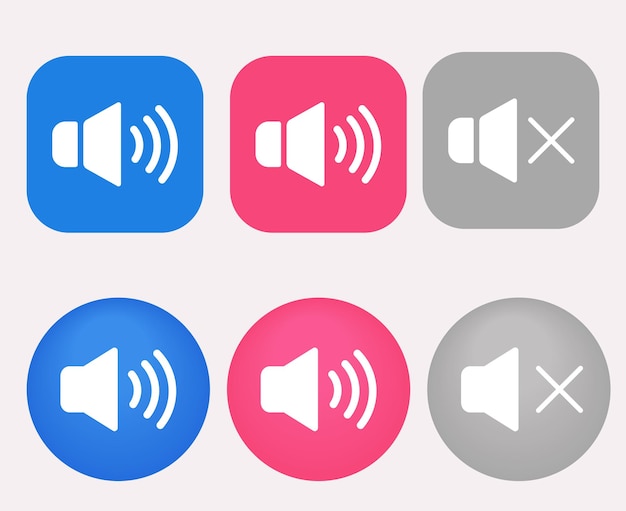 volume icon for mobile apps and web site volume icon vector flat
