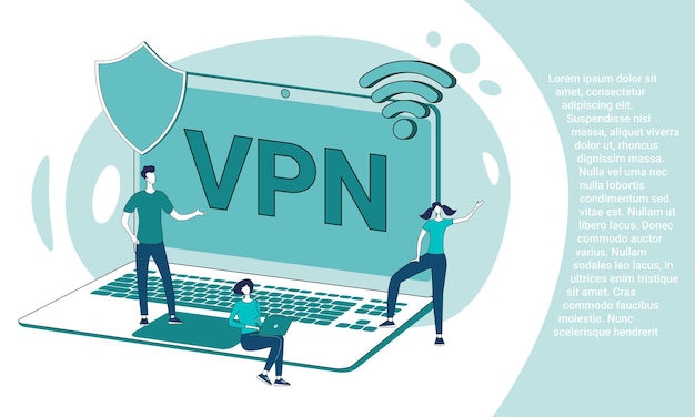 vpn service secure data transmission over closed channels protected and private data transfer mode