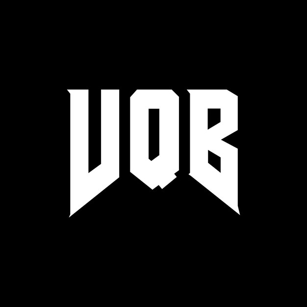 VQB letter logo design for technology company VQB logo design black and white color combination VQB logo VQB vector VQB design VQB icon VQB alphabet VQB typography logo design