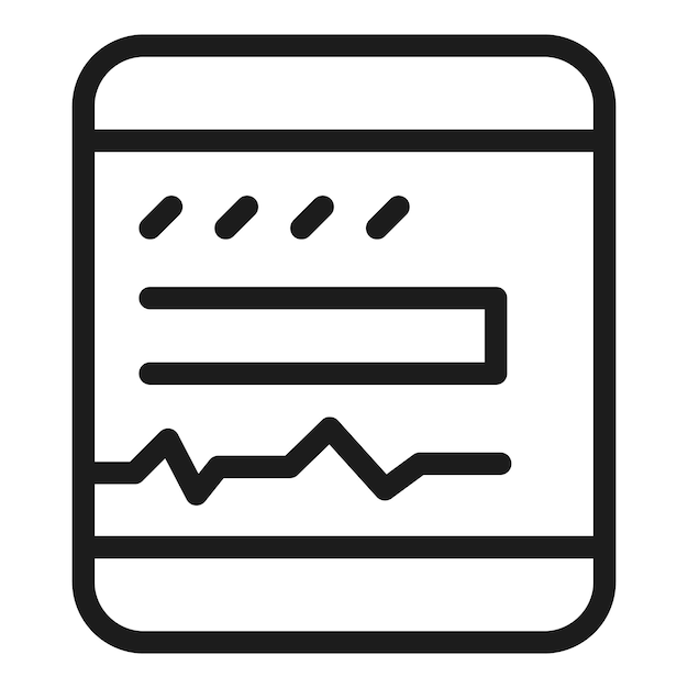 Walking tracker icon Outline Walking tracker vector icon for web design isolated on white background