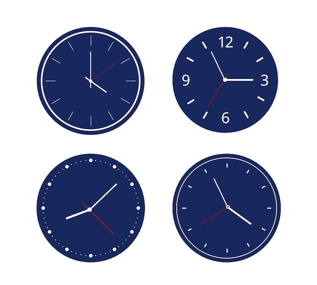 Wall clock set Simple wall clock Minimalist watch Analog clock