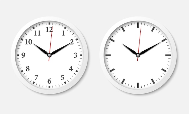wall clock with with the roman numeral, vector illustration