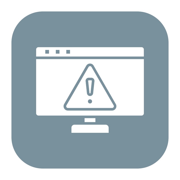 warning alert vector illustration