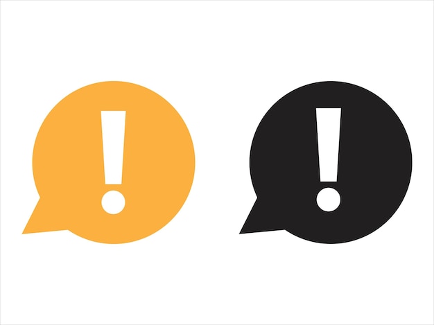 Warning attention sign Attention icon Vector illustration
