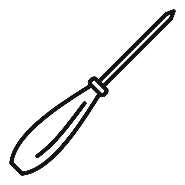 Watch repair metal tool icon Outline watch repair metal tool vector icon for web design isolated on