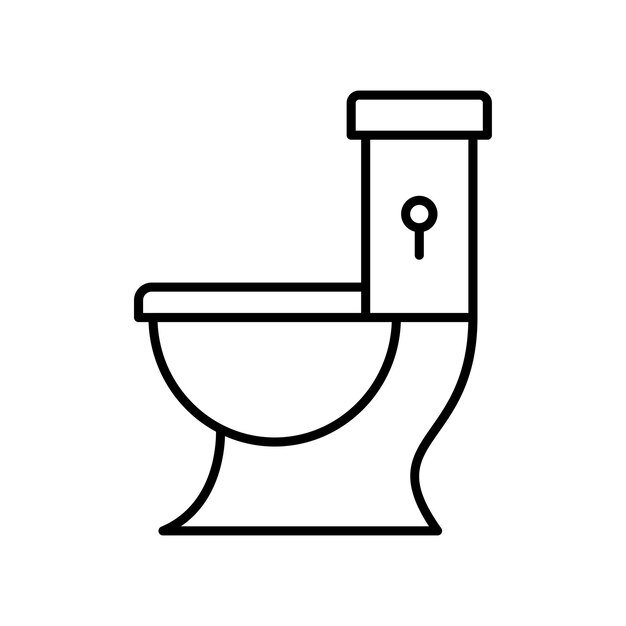 Water Closet Icon Vector Design Template