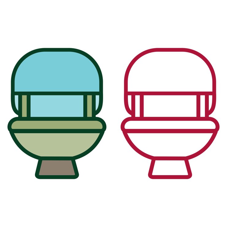 Vektör water closet toilet icon vector design templates