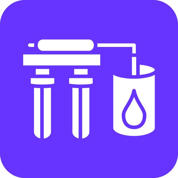 Water Filtration Icon Style