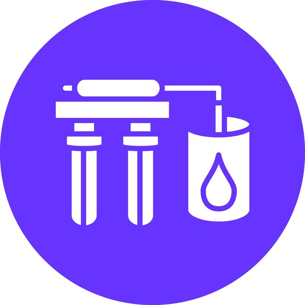 Water Filtration Icon Style