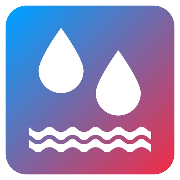 Water icon vector image Can be used for Raw Metrial