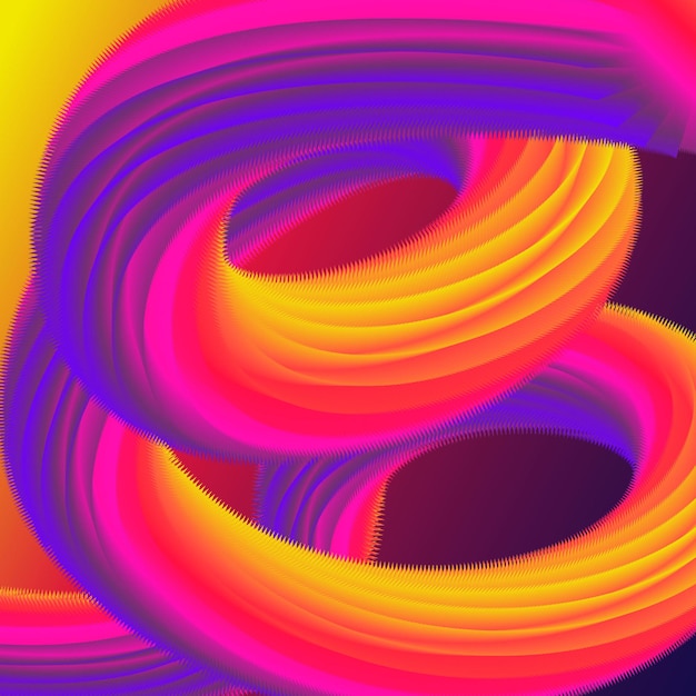 wave color with colorful design