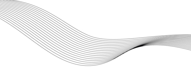 Wave Element design vector image for graphic design decoration or backdrop design