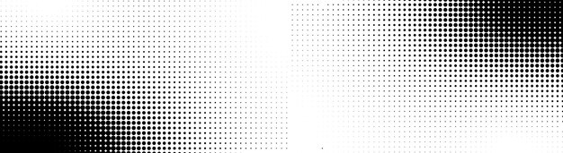 Wave halftone pattern halftone dots background vector