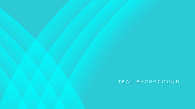 Wave light abstract teal background Vector illustration for your graphic design banner summer