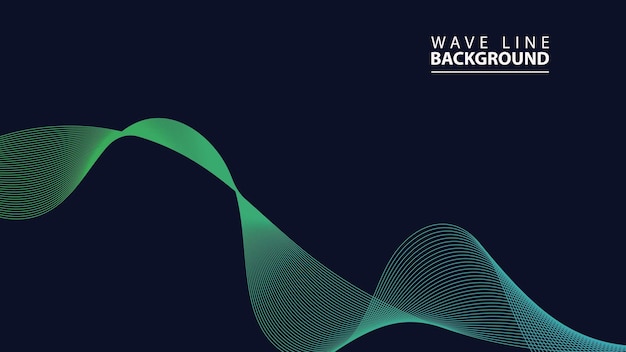 Wave Line Background