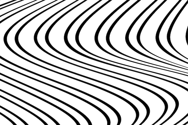 Wave line pattern background with diagonal stripes