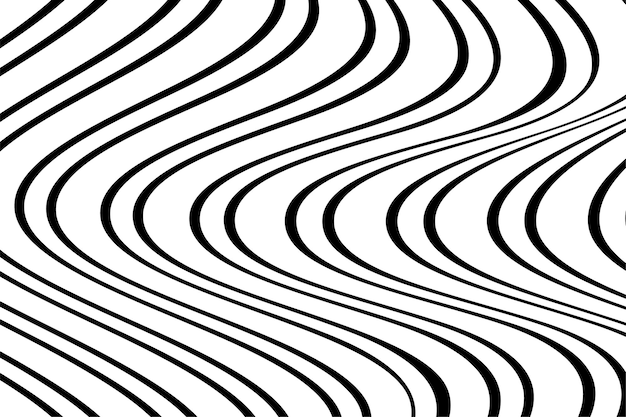 Wave line pattern background with diagonal stripes