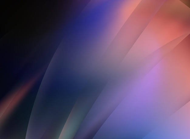 wave lines abstract background smooth silk design with rainbow colors